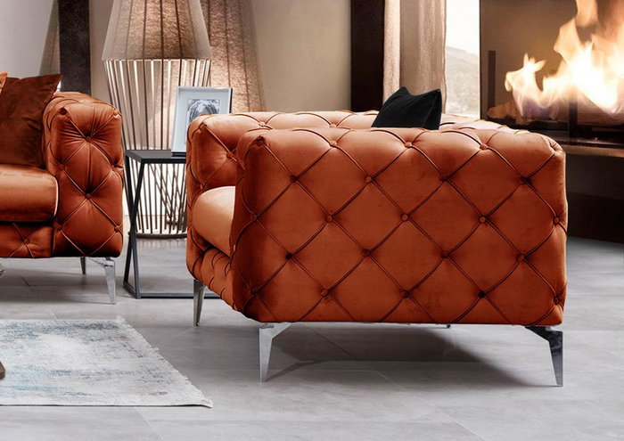 Atelier Del Sofa Como - Silla Alada Naranja